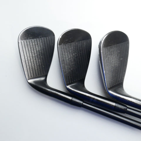 Used Titleist T100S Black Iron Set / 4 - PW / Stiff Flex