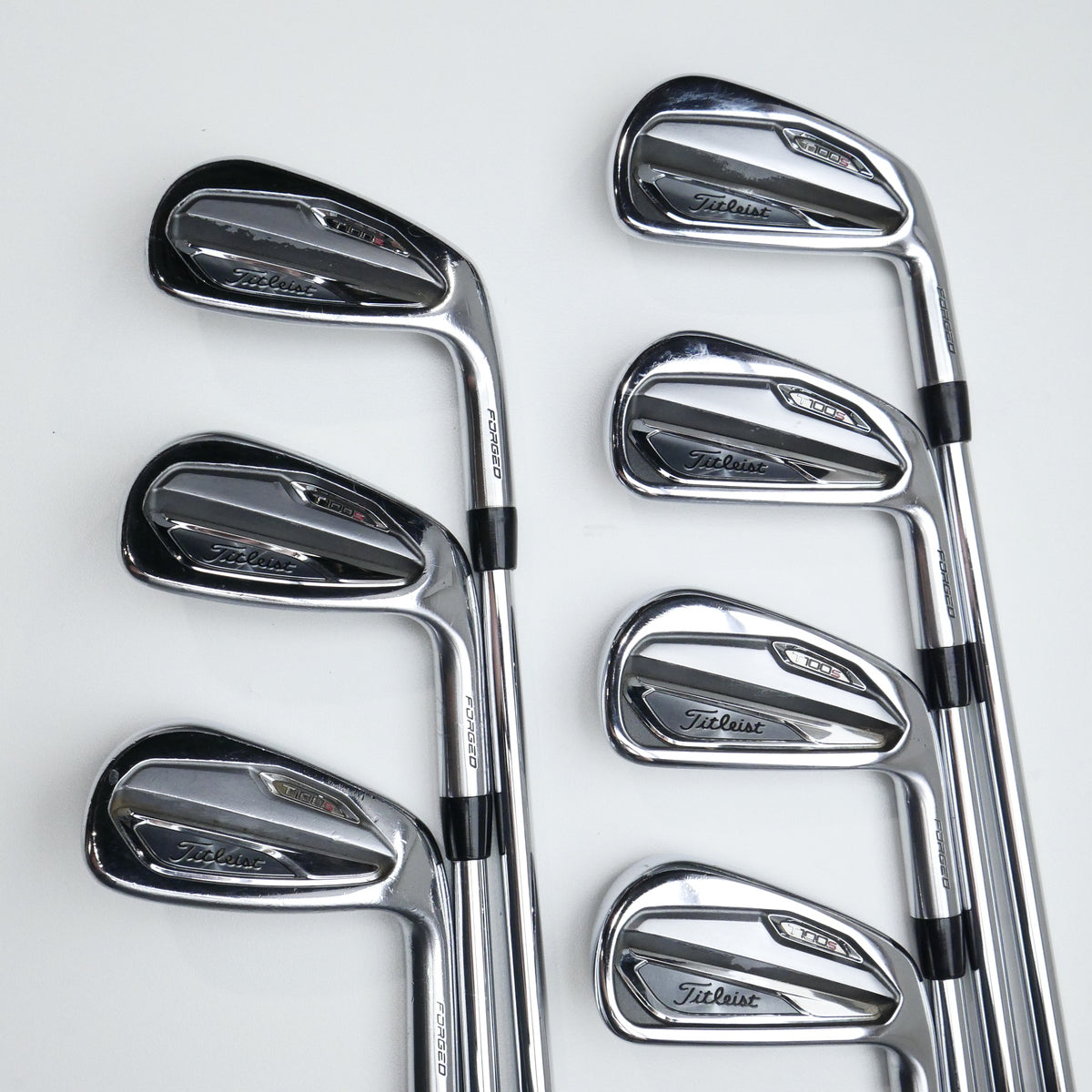 Used Titleist T100S Iron Set / 4 - PW / Stiff Flex