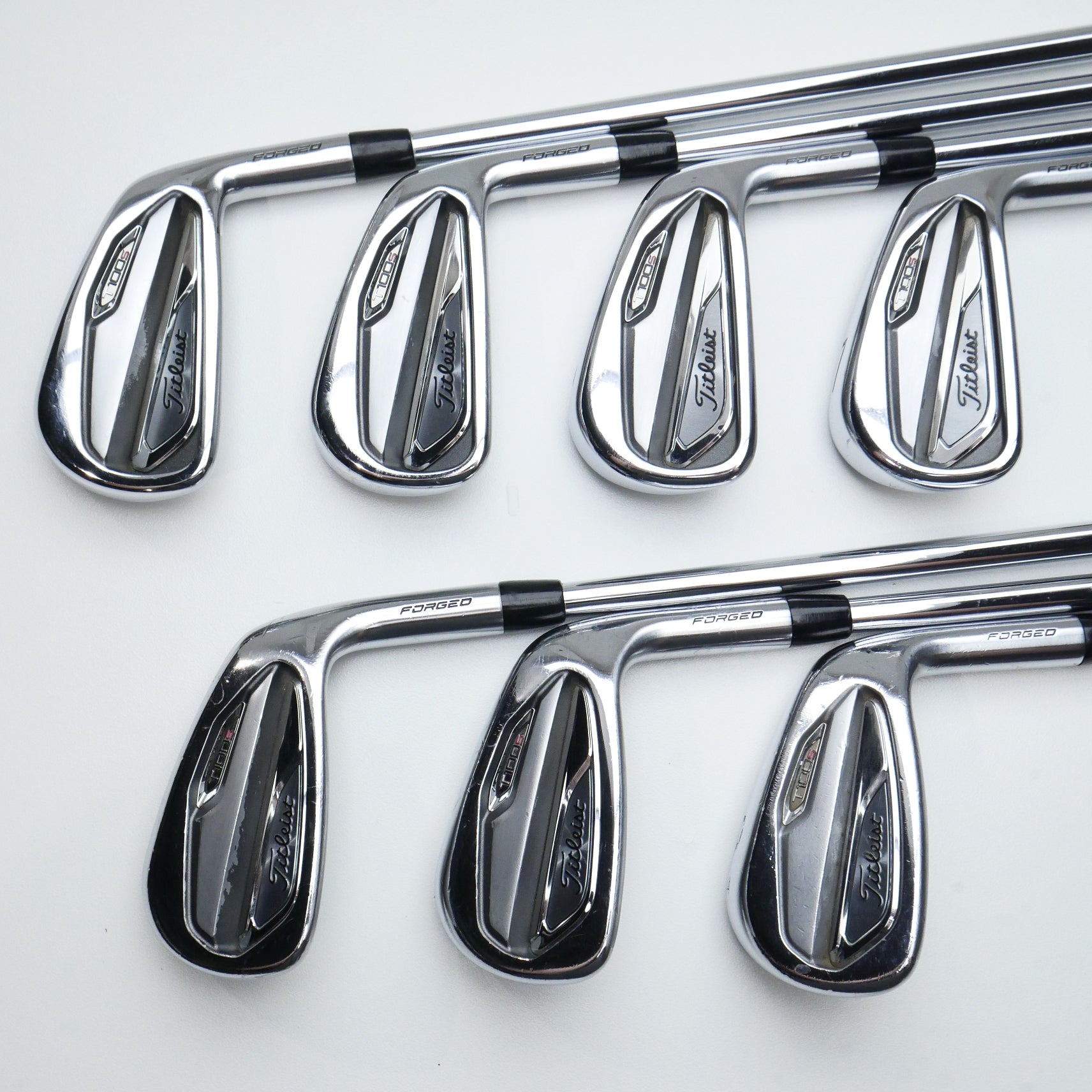 Used Titleist T100S Iron Set / 4 - PW / Stiff Flex