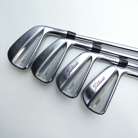 Used Titleist T150 2023 Iron Set / 4 - PW / Stiff Flex