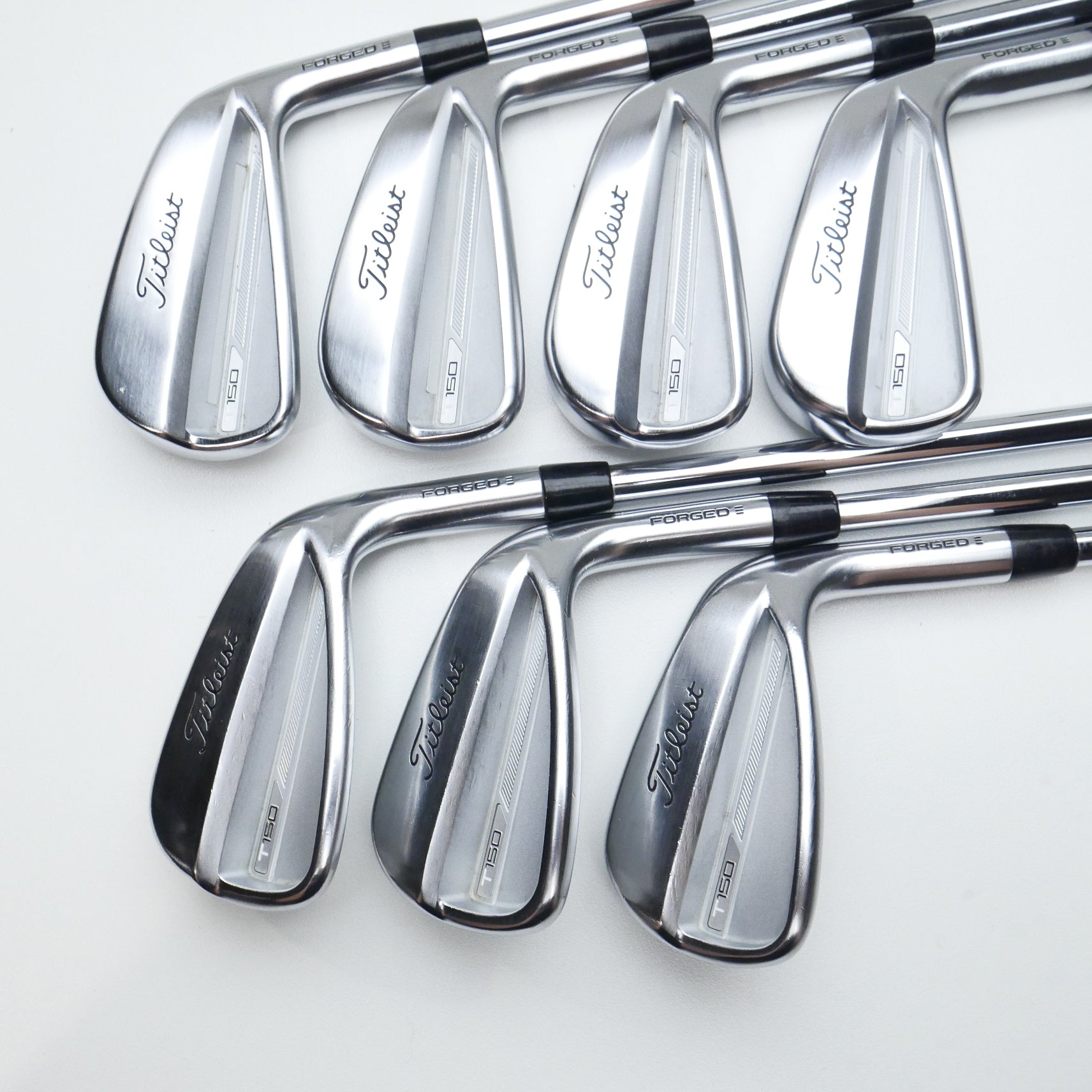 Used Titleist T150 2023 Iron Set / 4 - PW / Stiff Flex