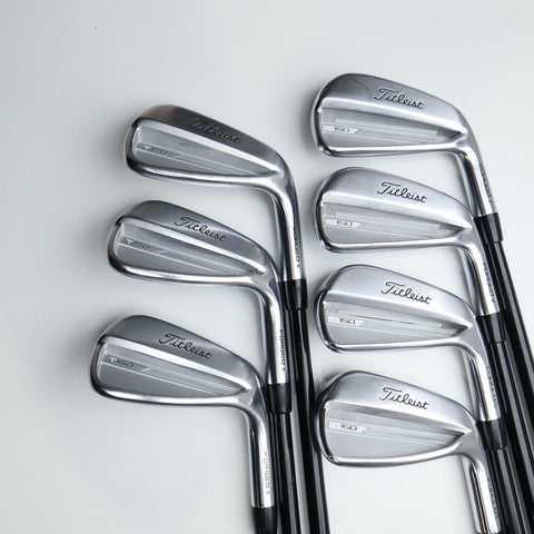 Used Titleist T150 2023 Iron Set / 5 - PW + 48° / Stiff Flex