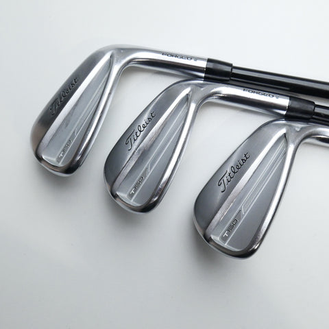 Used Titleist T150 2023 Iron Set / 5 - PW + 48° / Stiff Flex