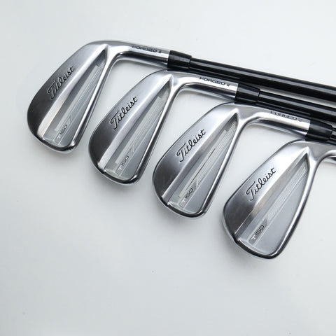 Used Titleist T150 2023 Iron Set / 5 - PW + 48° / Stiff Flex