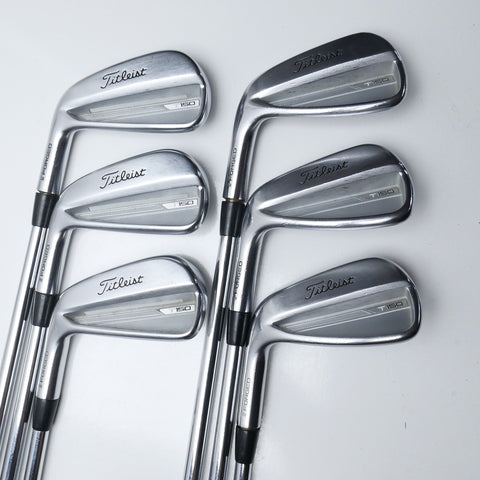 Used Titleist T150 2023 Iron Set / 5 - PW / Stiff Flex / Left-Handed