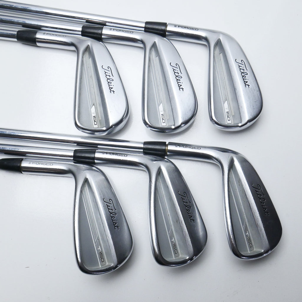 Used Titleist T150 2023 Iron Set / 5 - PW / Stiff Flex / Left-Handed