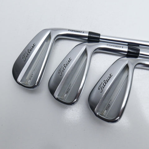 Used Titleist T150 2023 Iron Set / 7 - PW + 48° / Stiff Flex
