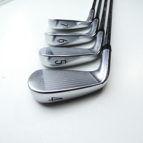 Used Titleist T150 2023 & T100 2023 Combo Iron Set / 4 - PW / X-Stiff Flex