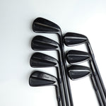 Used Titleist T150 2023 Vapor Black Iron Set / 4 - PW / Stiff Flex