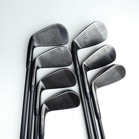 Used Titleist T150 2023 Vapor Black Iron Set / 4 - PW / Stiff Flex