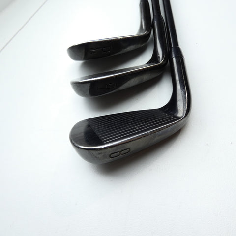 Used Titleist T150 2023 Vapor Black Iron Set / 4 - PW / Stiff Flex
