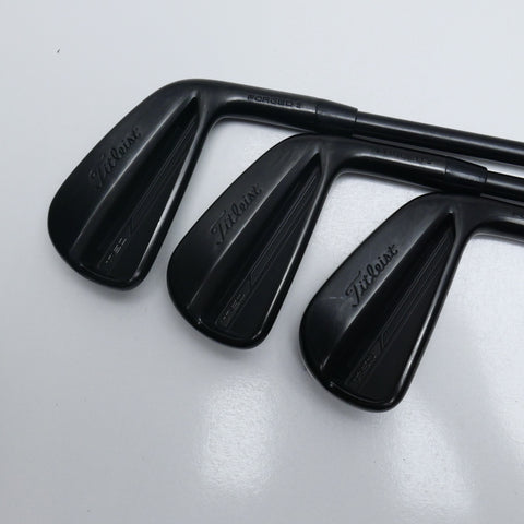 Used Titleist T150 2023 Vapor Black Iron Set / 5 - PW / Stiff Flex