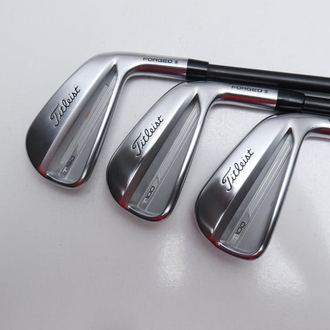 Used Titleist T150 & T100 2023 Combo Iron Set / 4 - 9 IRON / X-Stiff Flex