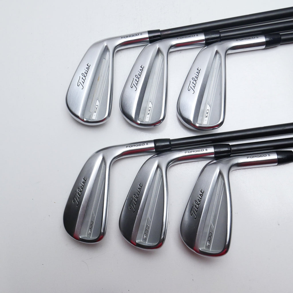Used Titleist T150 & T100 2023 Combo Iron Set / 4 - 9 IRON / X-Stiff Flex