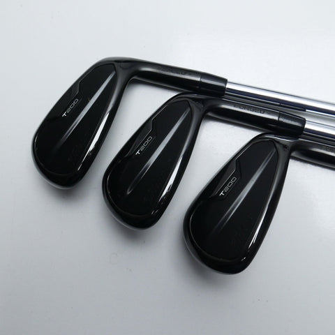 Used Titleist T200 2021 Black Irons Iron Set / 5 - PW + 48° / Stiff Flex