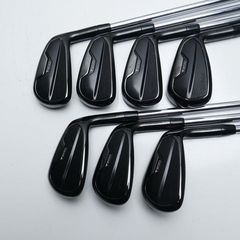 Used Titleist T200 2021 Black Irons Iron Set / 5 - PW + 48° / Stiff Flex