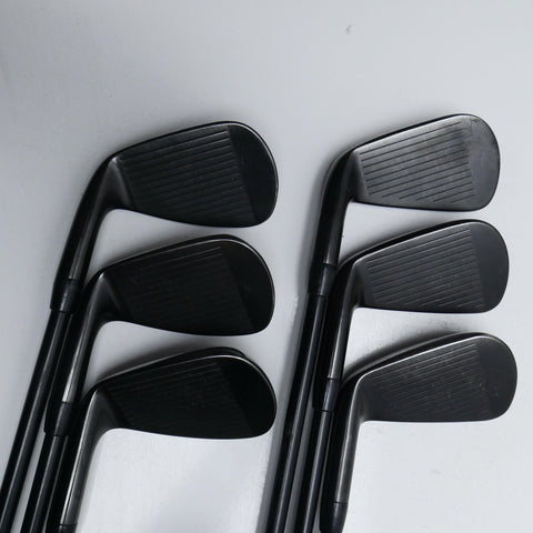 Used Titleist T200 2021 Black Irons Iron Set / 5 - PW / Stiff Flex