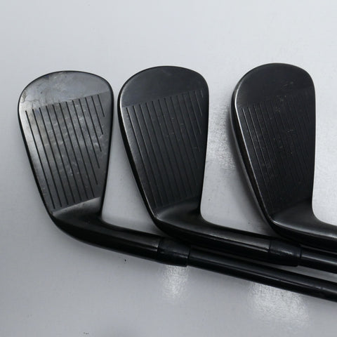 Used Titleist T200 2021 Black Irons Iron Set / 5 - PW / Stiff Flex