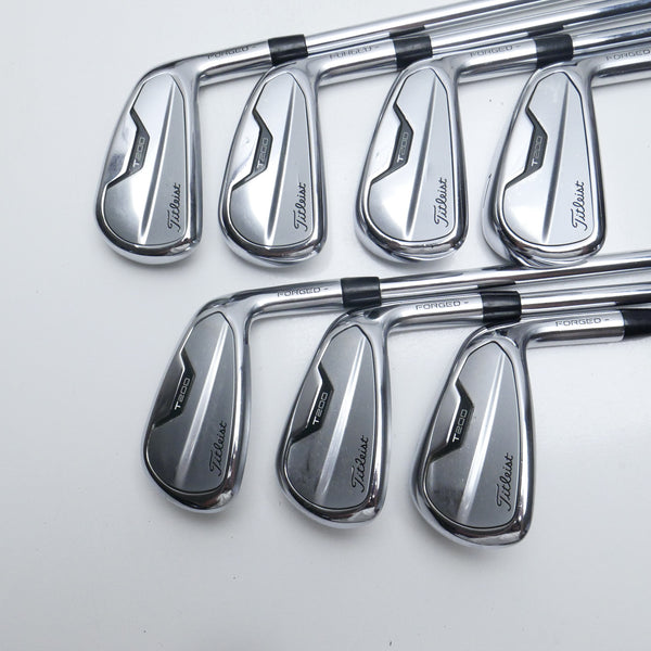 Used Titleist T200 2021 Iron Set / 4 - PW / Stiff Flex