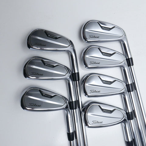 Used Titleist T200 2021 Iron Set / 5 - PW + 48° / Regular Flex
