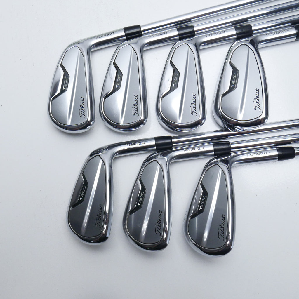 Used Titleist T200 2021 Iron Set / 5 - PW + 48° / Regular Flex