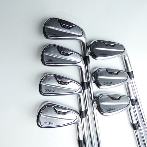 Used Titleist T200 2021 Iron Set / 5 - PW + 48° / Stiff Flex