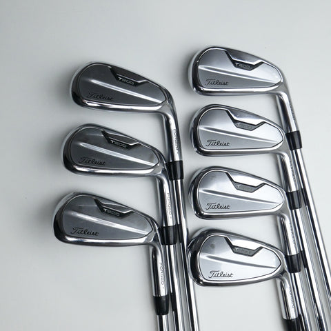 Used Titleist T200 2021 Iron Set / 5 - PW + 48° / Stiff Flex