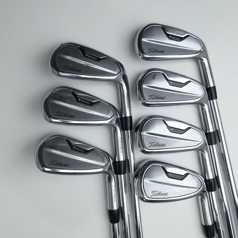 Used Titleist T200 2021 Iron Set / 5 - PW + 48° / Stiff Flex