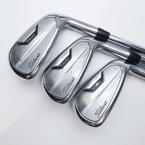 Used Titleist T200 2021 Iron Set / 5 - PW + 48° / Stiff Flex