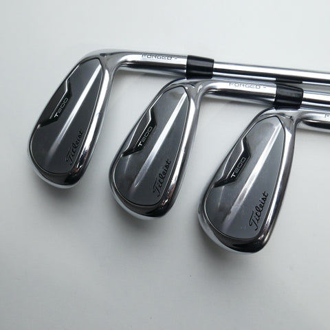Used Titleist T200 2021 Iron Set / 5 - PW + 48° / Stiff Flex
