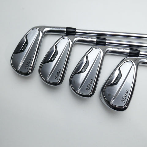 Used Titleist T200 2021 Iron Set / 5 - PW + 48° / Stiff Flex