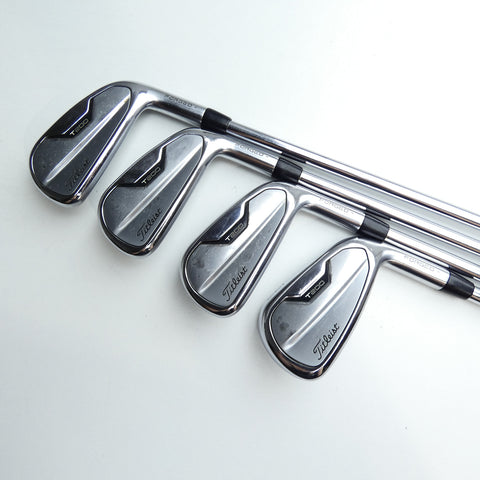 Used Titleist T200 2021 Iron Set / 5 - PW + 48° / Stiff Flex