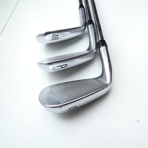 Used Titleist T200 2021 Iron Set / 5 - PW + 48° / Stiff Flex
