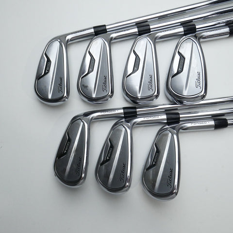 Used Titleist T200 2021 Iron Set / 5 - PW + 48° / Stiff Flex