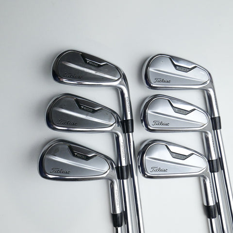 Used Titleist T200 2021 Iron Set / 5 - PW / Stiff Flex