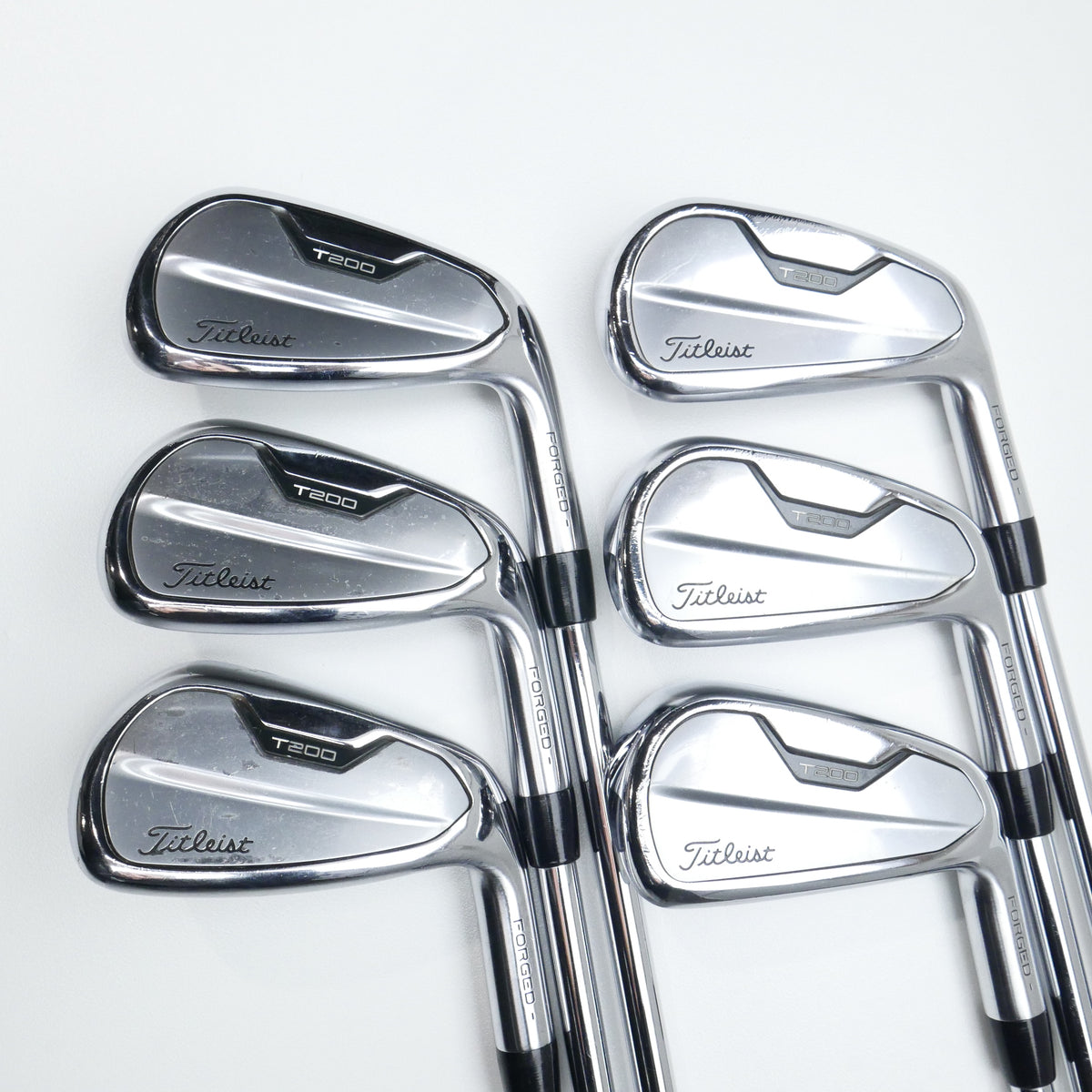 Used Titleist T200 2021 Iron Set / 5 - PW / Stiff Flex