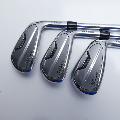 Used Titleist T200 2021 Iron Set / 5 - PW / Stiff Flex