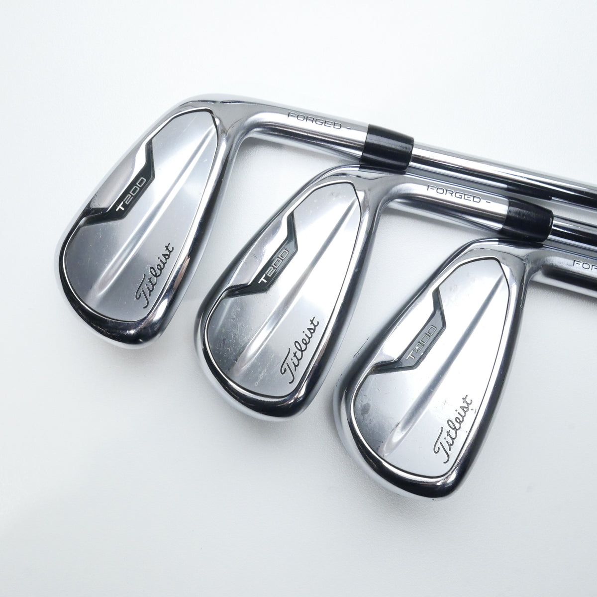 Used Titleist T200 2021 Iron Set / 5 - PW / Stiff Flex