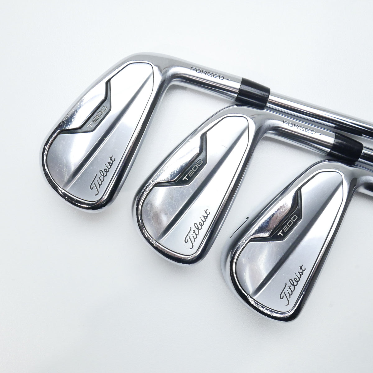 Used Titleist T200 2021 Iron Set / 5 - PW / Stiff Flex