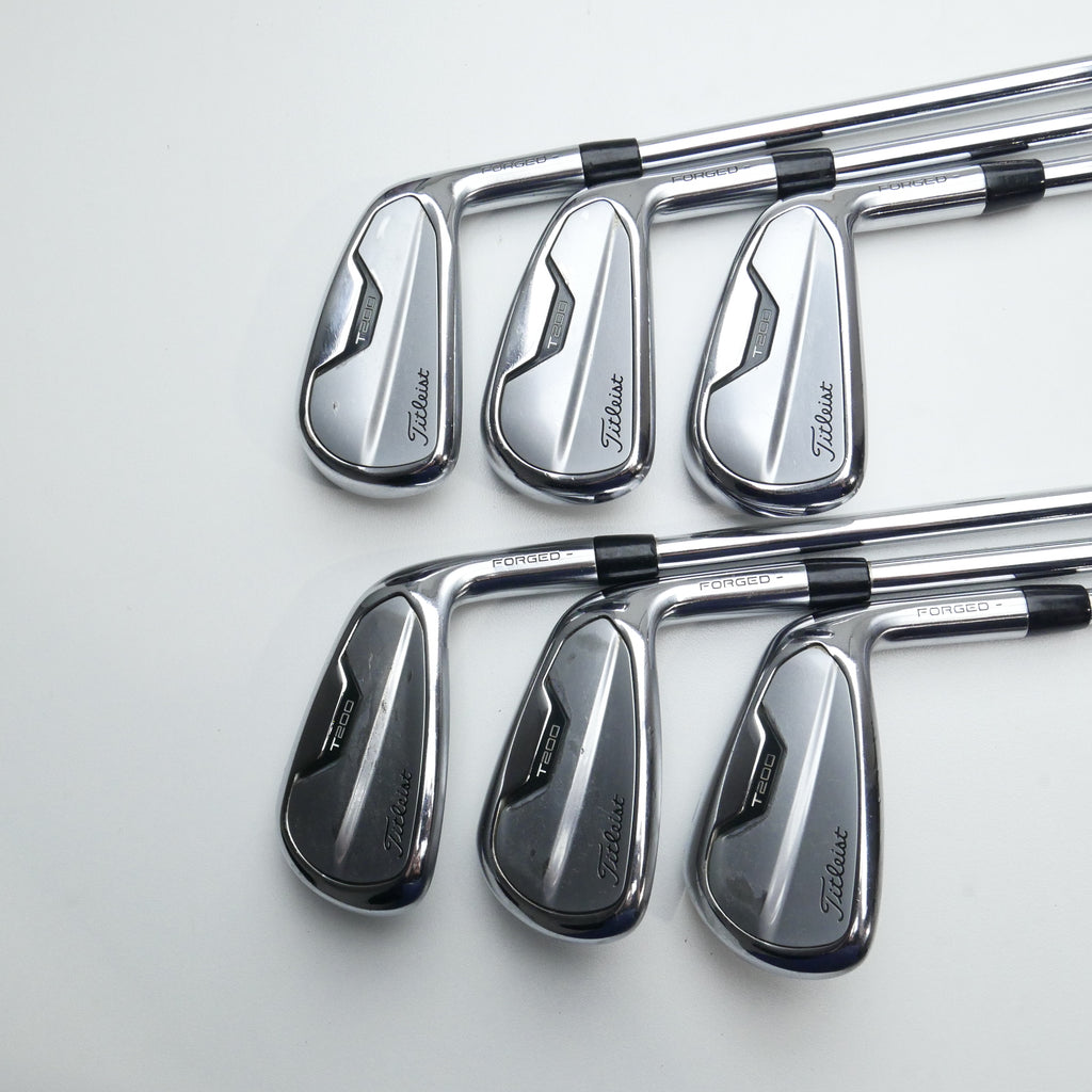 Used Titleist T200 2021 Iron Set / 5 - PW / Stiff Flex
