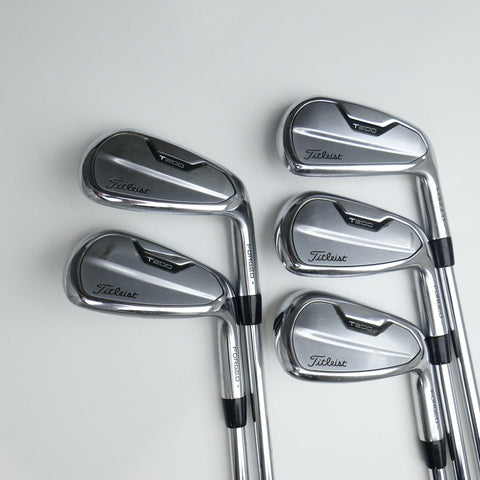 Used Titleist T200 2021 Iron Set / 7 - PW + 48° / Regular Flex