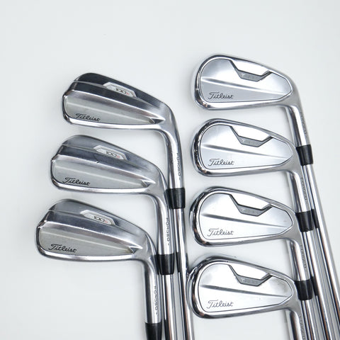 Used Titleist T200 2021 & T100s 2021 Iron Set / 4 - PW / Stiff Flex