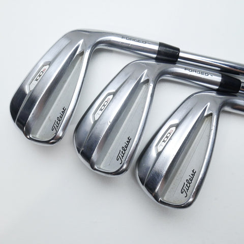 Used Titleist T200 2021 & T100s 2021 Iron Set / 4 - PW / Stiff Flex