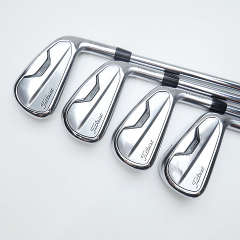Used Titleist T200 2021 & T100s 2021 Iron Set / 4 - PW / Stiff Flex