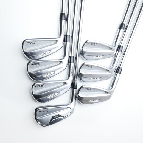 Used Titleist T200 2021 & T100s 2021 Iron Set / 4 - PW / Stiff Flex / Left-Hand