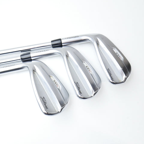 Used Titleist T200 2021 & T100s 2021 Iron Set / 4 - PW / Stiff Flex / Left-Hand