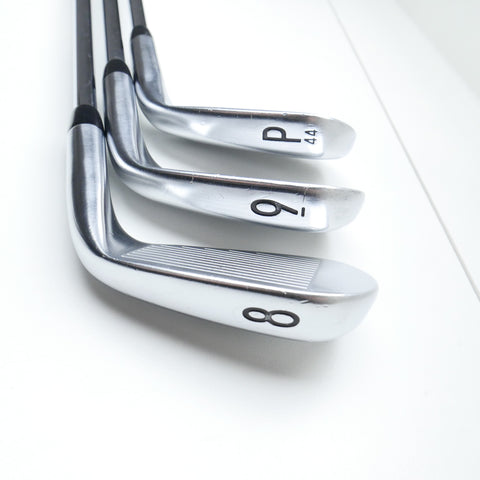 Used Titleist T200 2021 & T100s 2021 Iron Set / 4 - PW / Stiff Flex / Left-Hand