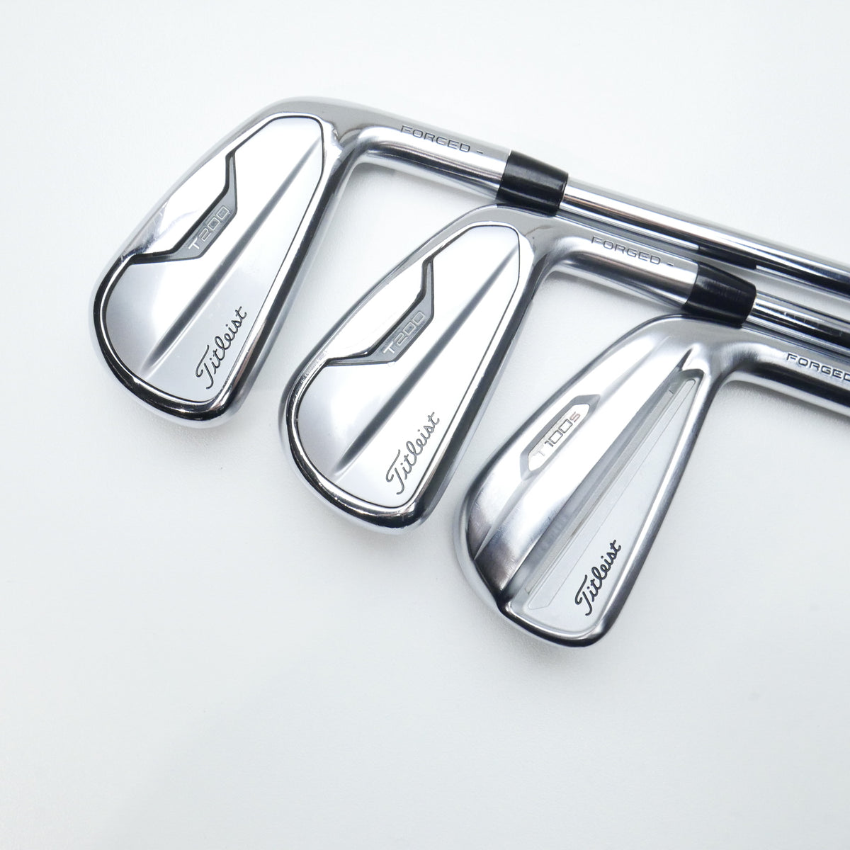 Used Titleist T200 2021 & T100s 2021 Iron Set / 5 - PW / Regular Flex