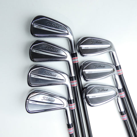 Used Titleist T200 2023 Iron Set / 4 - PW / Stiff Flex