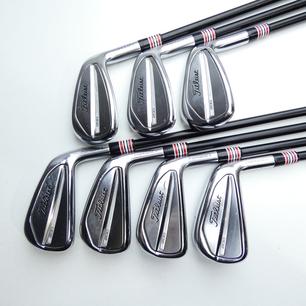Used Titleist T200 2023 Iron Set / 4 - PW / Stiff Flex